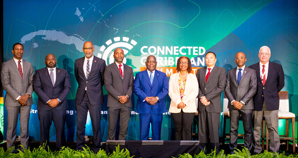 Leaders at the Connected Caribbean Summit 2023